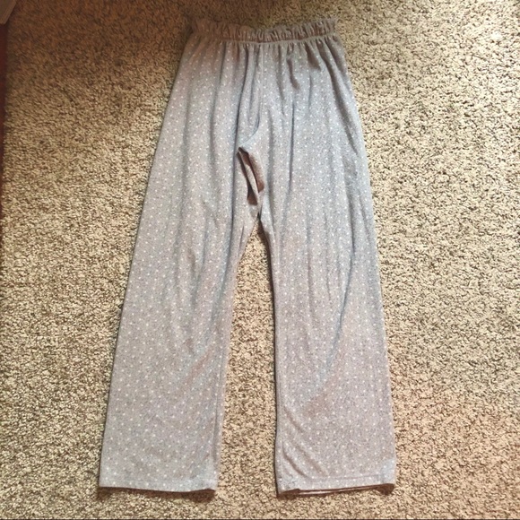 Grey & White Polka Dot Heart Winter Pajama Set - Picture 8 of 10